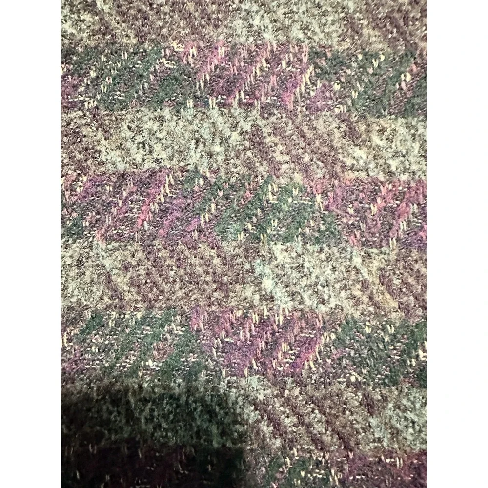 VTG Brandini Men's Purple/Green Earthtones Geometric Striped Sweater‎ XL